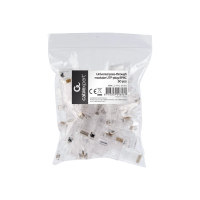 Wtyk sieciowy GEMBIRD LC-PTU-01/50 RJ45 (50 sztuk) przelotowy UTP, 8P8C, do drut