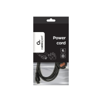 Kabel zasilający GEMBIRD PC-187-ML12 C5 (koniczynka) z wtyczka UK, 1.8m
