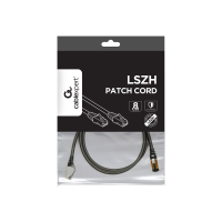 Kabel GEMBIRD PP8-LSZHCU-BK-1.5M sieciowy - CAT 8 S/FTP LSZH 1.5m czarny