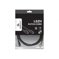 Kabel GEMBIRD PP8-LSZHCU-BK-2M krosowy - CAT 8 S/FTP LSZH 2m czarny