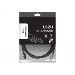 Kabel GEMBIRD PP8-LSZHCU-BK-3M krosowy - CAT 8 S/FTP SZH 3m czarny