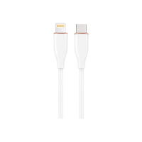 Kabel GEMBIRD premium USB-C do 8-pin oplot silikonowy 1.5 m bialy