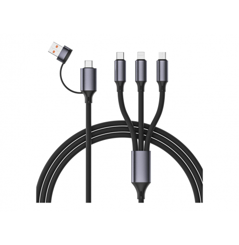 GEMBIRD silikonowy USB do ladowania 4w1 1.5m