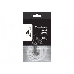 Kabel GEMBIRD telefoniczny 6P4C 10m