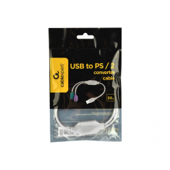 GEMBIRD UAPS12 adapter 2 porty PS2 (mysz i klawiatura) na port usb