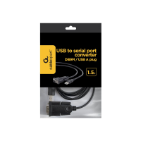 Adapter GEMBIRD UAS-DB9M-02 USB-/ D-Sub serial 9PIN czarny