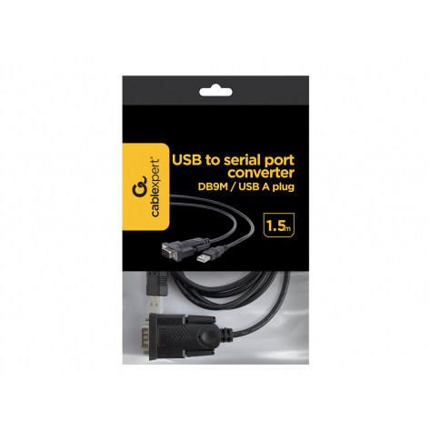 GEMBIRD UAS-DB9M-02 Adapter USB->SERIAL 9PIN czarny