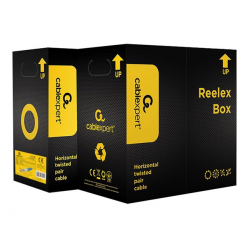 Kabel GEMBIRD UPC-5004E-SOL-B Zwój kabla - CAT 5e CCA 305m rolka niebieski