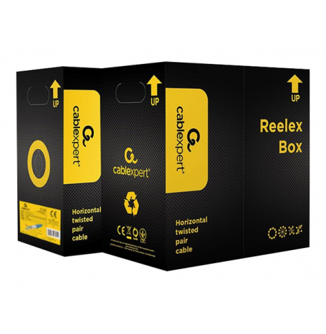 Kabel GEMBIRD UPC-5004E-SOL-B Zwój kabla - CAT 5e CCA 305m rolka niebieski