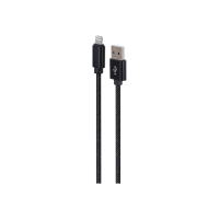 Kabel GEMBIRD USB - do 8 pin w oplocie tekstylnym wtyki w oslonie metalowej 1.8m Czarny