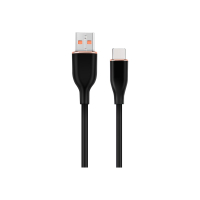 Kabel GEMBIRD USB Type-C ladowanie i transmisja oplot silikonowy 1.5m czarny
