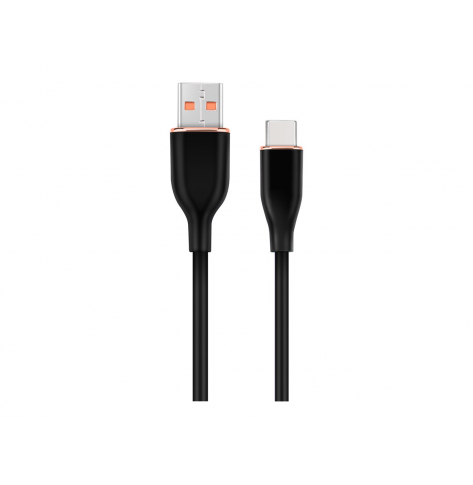 Kabel GEMBIRD USB Type-C ladowanie i transmisja oplot silikonowy 1.5m czarny