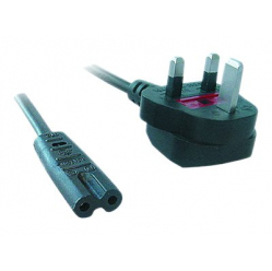 Kabel GEMBIRD zasilajacy euro radiowy UK wtyk C8