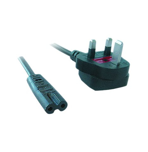 Kabel GEMBIRD zasilajacy euro radiowy UK wtyk C8