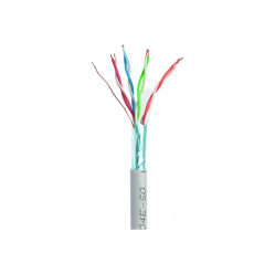 Kabel GEMBIRD Zwój kabla - CAT 5e FTP 100m szary