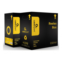 Kabel GEMBIRD Zwój kabla - CAT 5e FTP 305m czarny