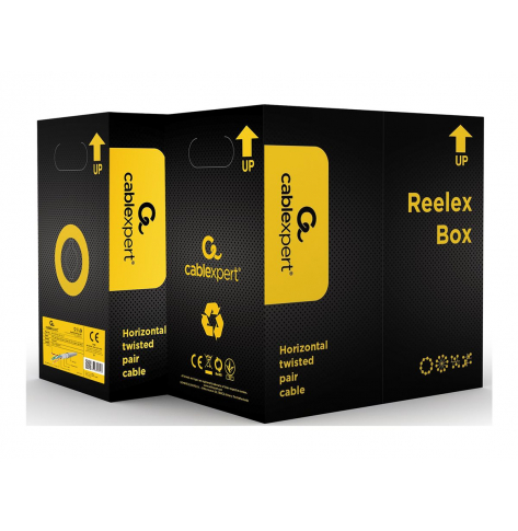 Kabel GEMBIRD Zwój kabla - CAT 5e FTP 305m czarny