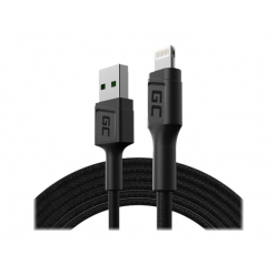 Kabel GREENCELL GC PowerStream USB-A - Lightning 200cm Apple 2.4A