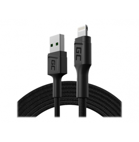 Kabel GREENCELL GC PowerStream USB-A - Lightning 200cm Apple 2.4A