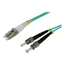 Kabel INTELLINET 305809 sieciowy - OM3 50/125 1m niebieski