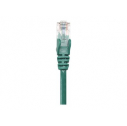 Kabel INTELLINET 318945 krosowy RJ45. kat. 5e UTP. 1m zielony