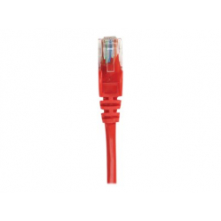Kabel INTELLINET 318952 krosowy RJ45. kat. 5e UTP. 1m czerwony