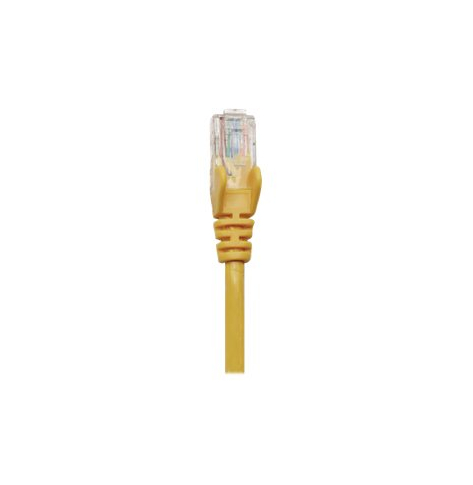 Kabel INTELLINET 318969 krosowy RJ45. kat. 5e UTP. 1m żółty