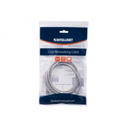 Kabel INTELLINET 334129 krosowy - CAT 6 U/UTP 3m szary