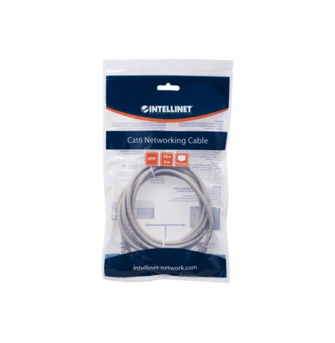 Kabel INTELLINET 336758 krosowy RJ45. kat. 6 UTP. 7.5m szary