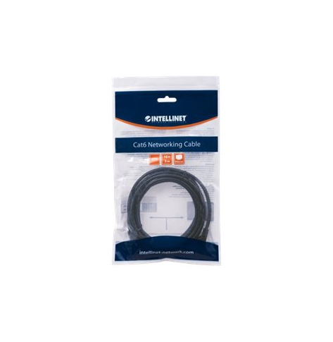 Kabel INTELLINET 342070 krosowy RJ45. kat. 6 UTP. 3m czarny