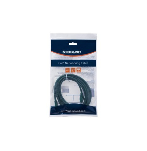 Kabel INTELLINET 342520 krosowy RJ45 kat6 UTP 7.5m zielony