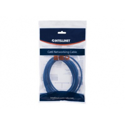 Kabel INTELLINET 342599 krosowy RJ45. kat. 6 UTP. 2m. niebieski
