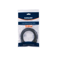 Kabel INTELLINET 343350 krosowy RJ45. kat. 6 UTP. 5m czarny