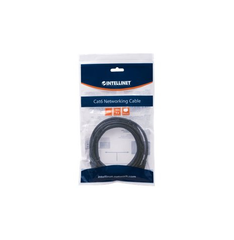Kabel INTELLINET 343350 krosowy RJ45. kat. 6 UTP. 5m czarny