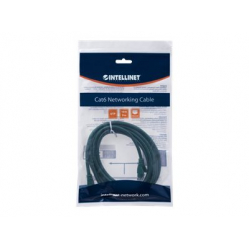 Kabel INTELLINET 343718 krosowy RJ45 kat6 UTP 5m zielony