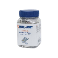 Wtyk modularny INTELLINET 790505 RJ45 8P8C Cat6A STP na drut i link