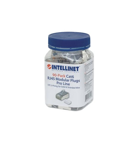 INTELLINET 790543 Wtyk modularny RJ45 8P8C Cat6 STP na drut i link