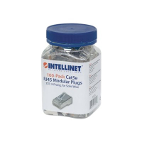 Wtyk modularny INTELLINET 790574 RJ45 8P8C Cat5e STP na drut sloik 100szt