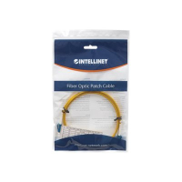 Kabel INTELLINET Fiber Optic Patch LC/LC OS2 10m żółty 9/125um Duplex Singlemode