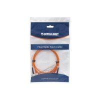 Kabel INTELLINET Fiber Optic Patch SC/SC OM2 10m pomarańczowy 50/125um Duplex Multimode