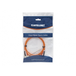 Kabel INTELLINET Fiber Optic Patch SC/SC OM2 3m pomarańczowy 50/125um Duplex Multimode