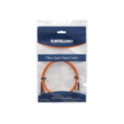 Kabel INTELLINET Fiber Optic Patch ST/SC OM2 20m pomarańczowy 50/125um Duplex Multimode
