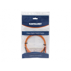 Kabel INTELLINET Fiber Optic Patch ST/ST OM2 1m pomarańczowy 50/125um Duplex Multimode