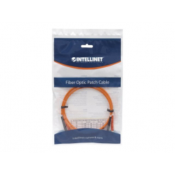 Kabel INTELLINET Fiber Optic Patch ST/ST OM2 2m pomarańczowy 50/125um Duplex Multimode