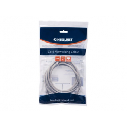 Kabel INTELLINET krosowy RJ45. kat. 6 UTP. 2m szary