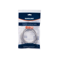 Kabel INTELLINET krosowy RJ45. kat. 6 UTP. 5m szary