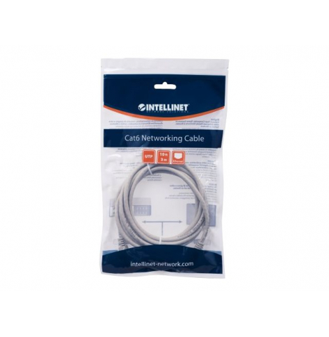 Kabel INTELLINET krosowy RJ45. kat. 6 UTP. 5m szary