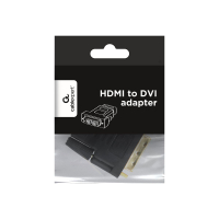 Adapter GEMBIRD A-HDMI-DVI-2 HDMI f / DVI m pozlacane 