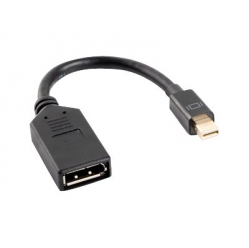 LANBERG AD-0003-BK mini Displayport (M) - Displayport (F) 0.12m