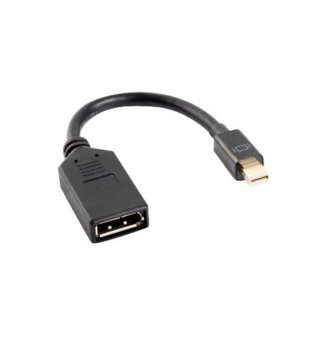 LANBERG AD-0003-BK mini Displayport (M) - Displayport (F) 0.12m